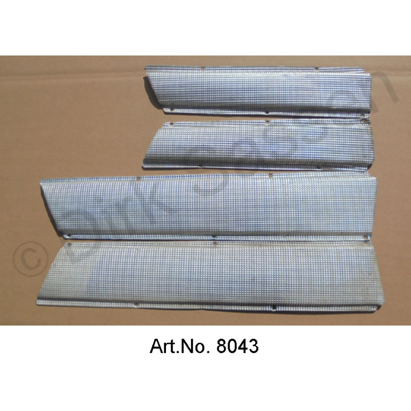 Set of door panels, inside, comfort, used, aluminum