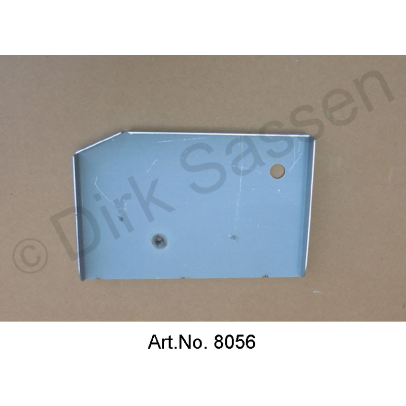 Swing arm mount, repair panel, axle cube, left, vertical, end to the trunk