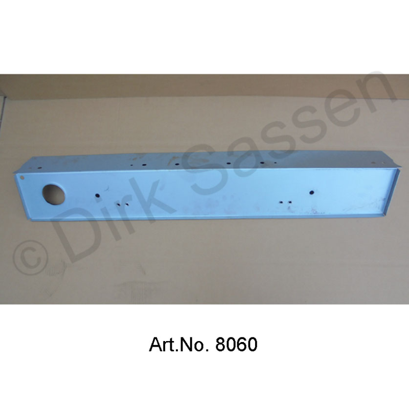 Viga transversal, trasera, panel de reparación, delante del tanque