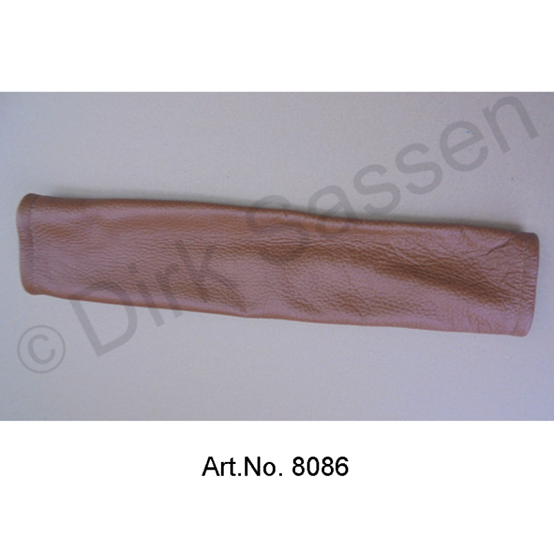 Heizungsschlauch Überzug, Pallas, Leder, hellbraun, Fußraum links