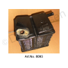 Verwarmingsradiator groot met verwarmingsventielflens gebruikt, functioneel, 1968 t / m 1969