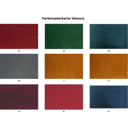 Seat covers, Break, until 1968, smooth fabric, jersey, fully assembled, replacement part, without emergency seats