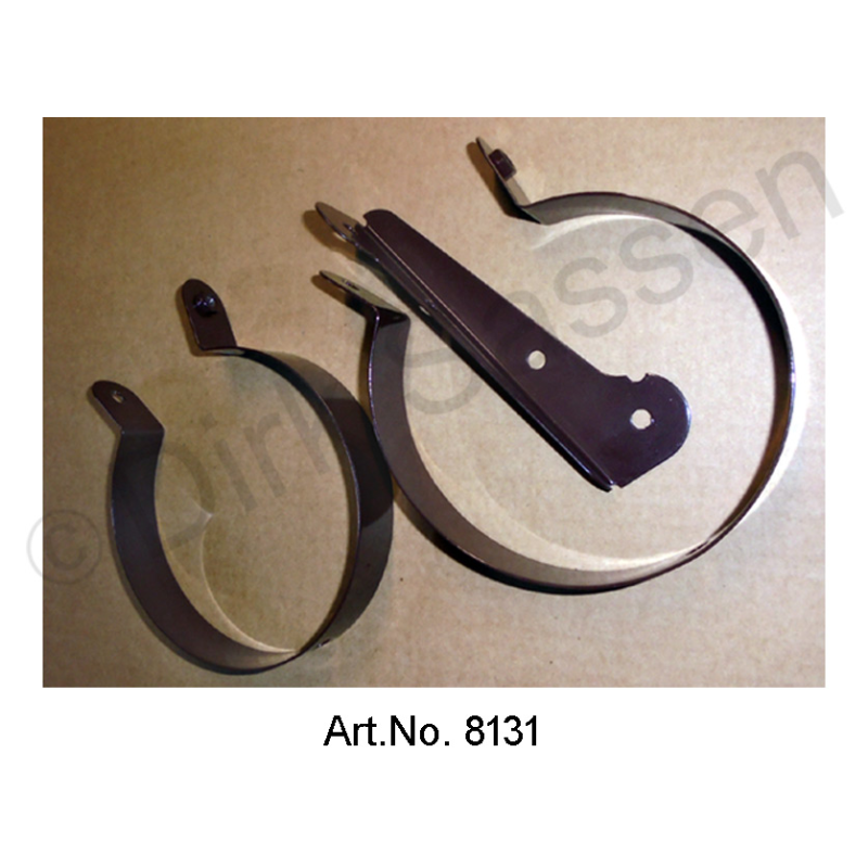 Juego de soportes para mangueras de aire, de 3 piezas, para guardabarros, izquierdo y derecho, desde 09/172, marrón