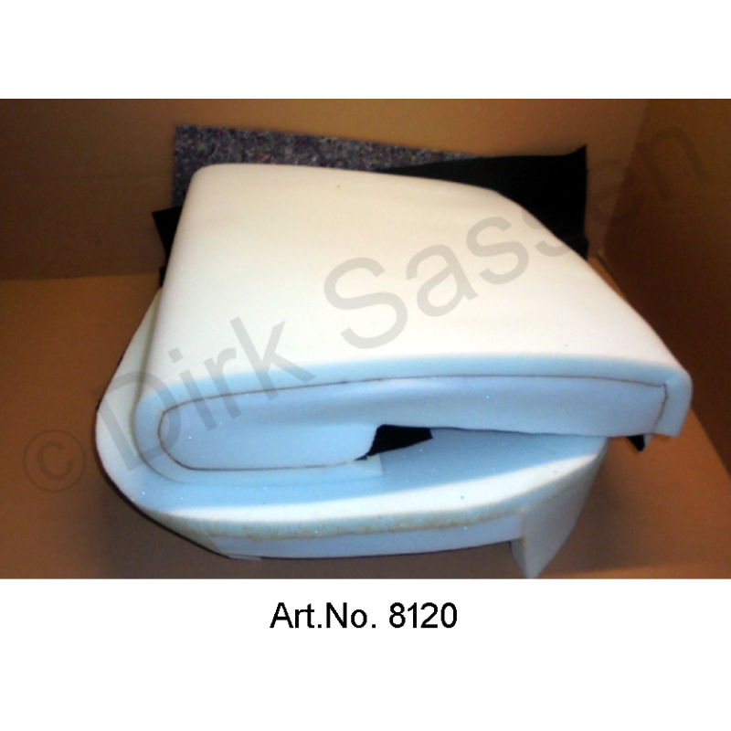 Front seat, backrest with seat, ID, up to 1968, 2-part, foam