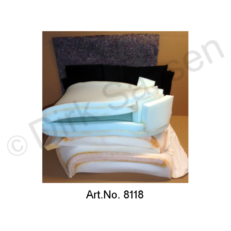 Foam cover for backrest, up to 1968, version ID, narrow center armrest