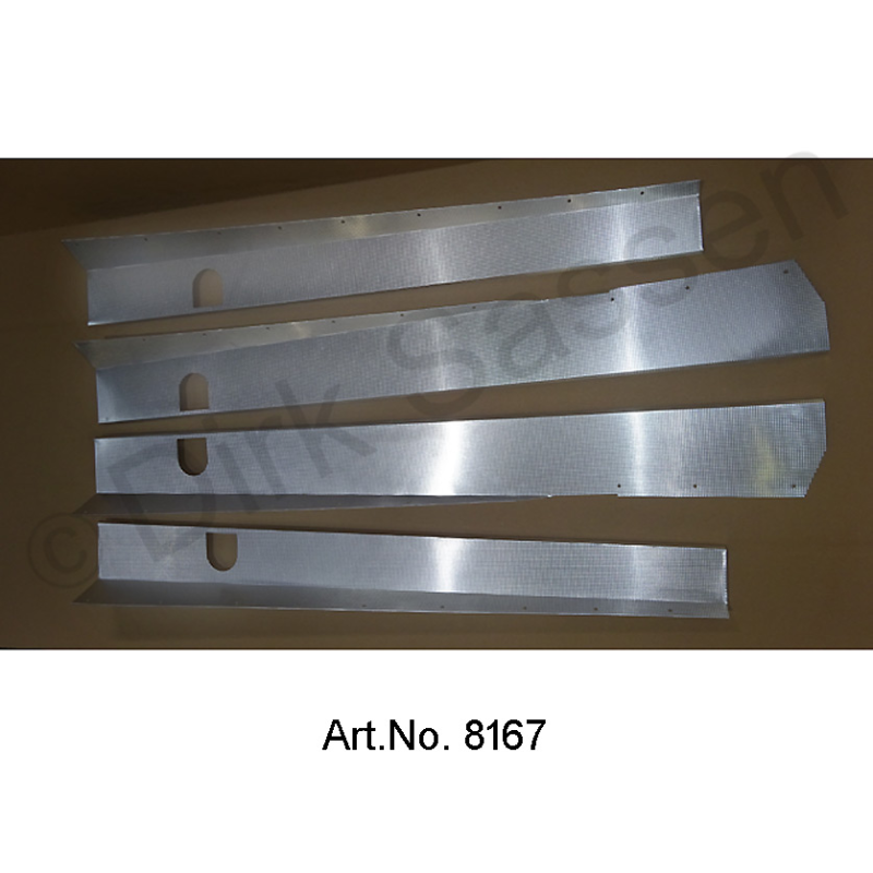 Rocker panel, set, aluminium, Break