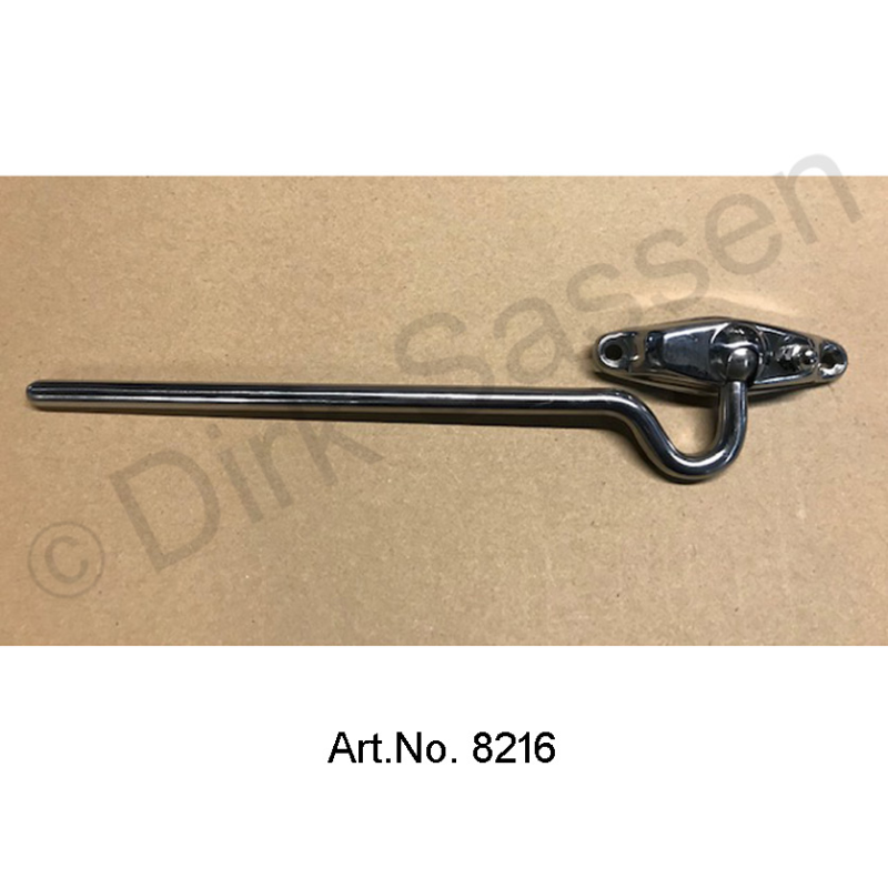 Sun visor holder with rod, Convertible, 1960 to 1967