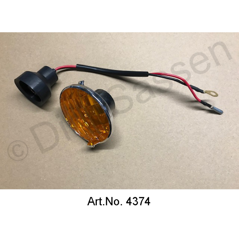 Richtingaanwijzer, achter, met behuizing, bus en kabel