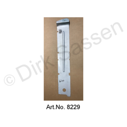 Repair panel for frame shoe, left, 1962 to 1967