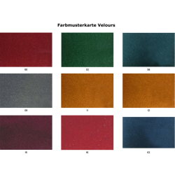 Seat covers, until 1968, Pallas, smooth fabric, jersey