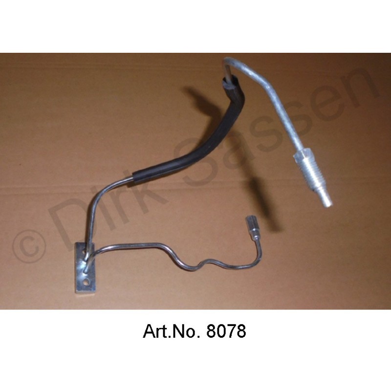 Línea a la brida del corrector de embrague, versión carburador, de 1965