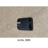 Kabel, rubberen blok, voor 2 kabels 6,35 mm/6,35 mm