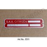 Targhetta, motore, rosso