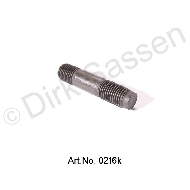 Stud bolt, short (54 mm), new, between axle carrier and brake disc
