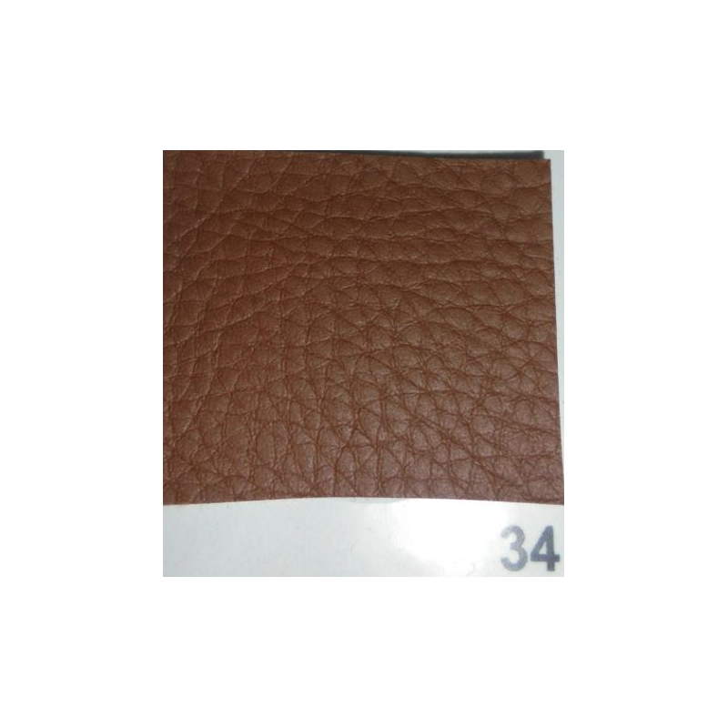 Appuie-tête large en similicuir marron
