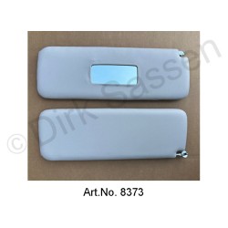 Sun visors, set, Pallas, reupholstered, not a replacement part, edges sewn