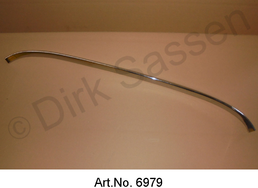 Dachleiste, hinten, quer, Inox, neuwertig